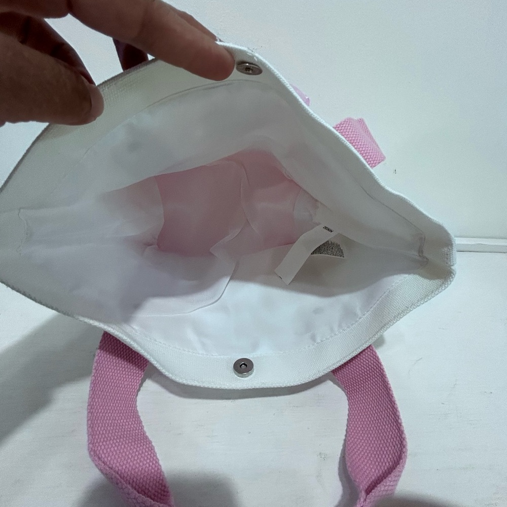 Sanrio My Melody Pink & White Mini Canvas Tote Bag - Picture 5 of 10